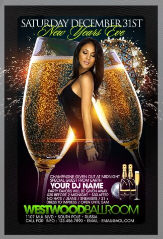 Last Party Of The Year last party of the year Seasonal flyers