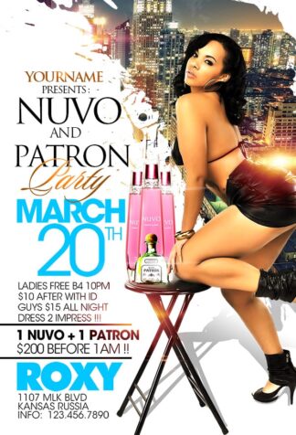 Nuvo&Patron Party nuvo&patron party Music flyers