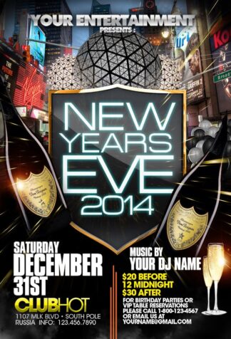 Happy New Year happy new year Seasonal flyers