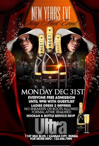 New Eyears Eve Moet new eyears eve moet Seasonal flyers