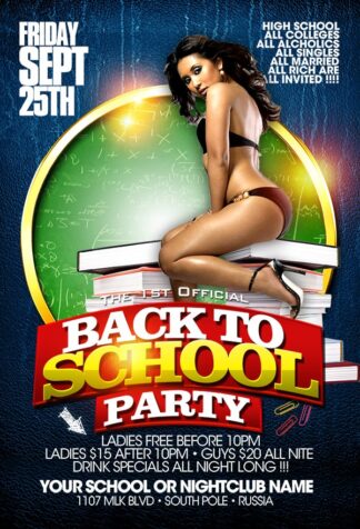 Official Back To School official back to school Seasonal flyers