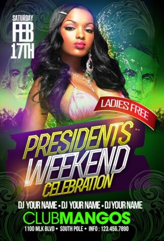 President Day Green president day green Seasonal flyers