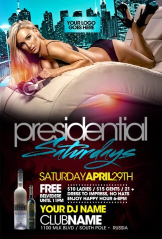 Presidential Saturdays presidential saturdays Event flyers
