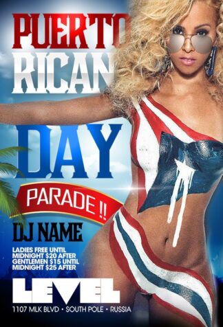 Puerto Rican Day puerto rican day Community flyers