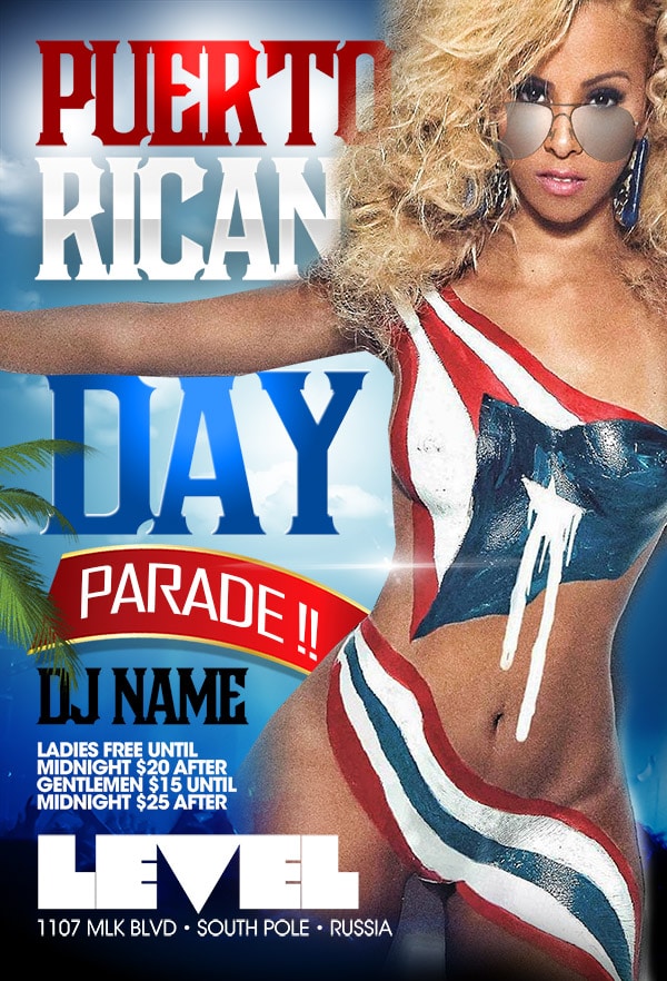 Puerto Rican Day puerto rican day Community flyers