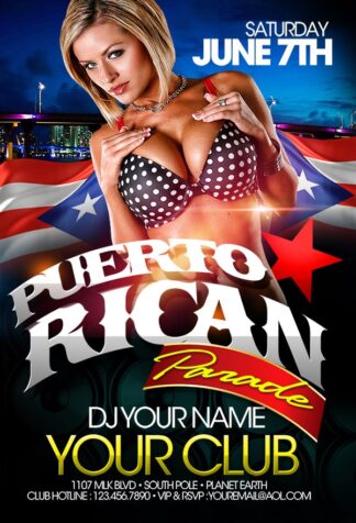 Puerto Rican Party puerto rican party Community flyers