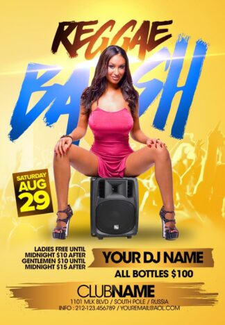 Reggae Bash reggae bash Music flyers
