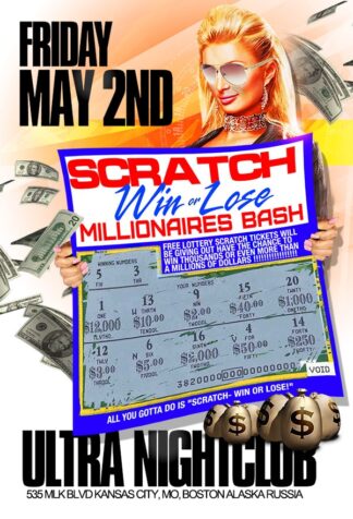 Scratch Party scratch party Event flyers