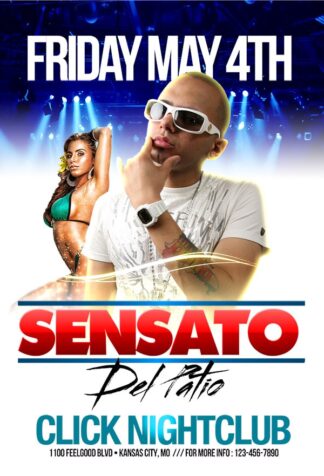 Sensato sensato Music flyers