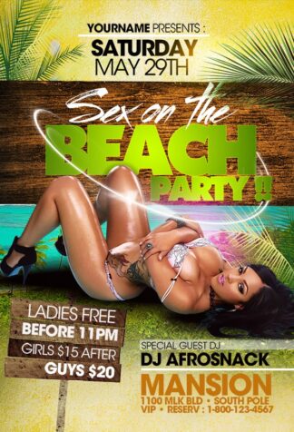 Sex On The Beach sex on the beach Seasonal flyers