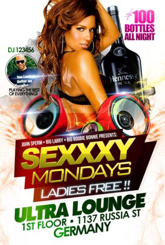 Sexxxy Mondays sexxxy mondays Event flyers