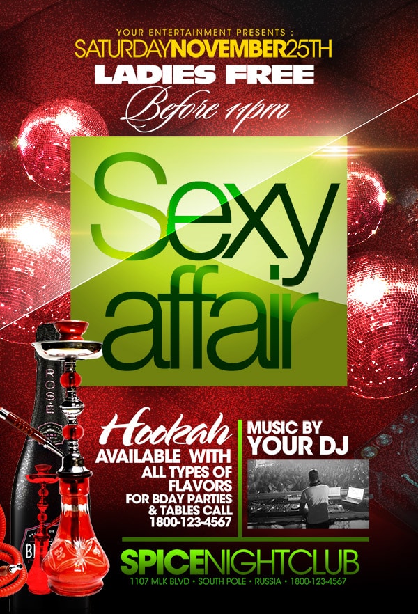 Sexy Affair sexy affair Event flyers