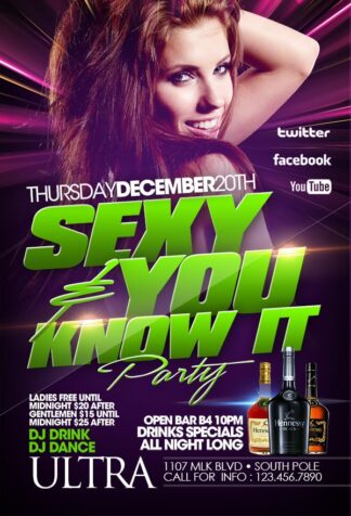 Sexy And You Know It sexy and you know it Event flyers