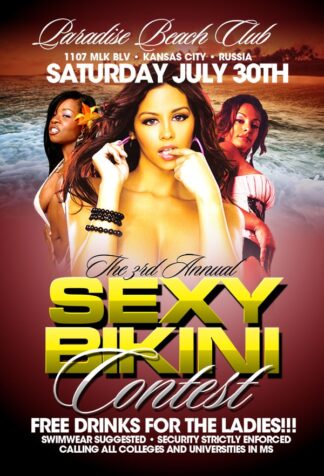 Sexy Bikini Contest sexy bikini contest Seasonal flyers