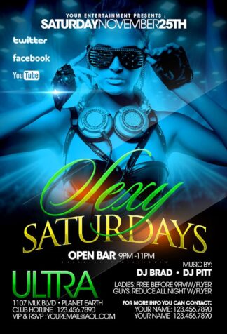 Sexy Blue Saturdays sexy blue saturdays Event flyers