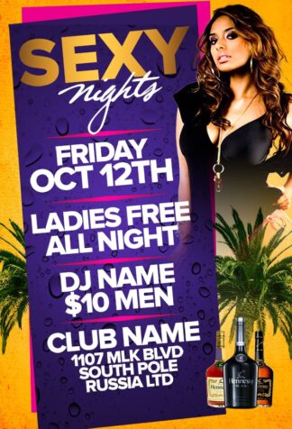 Sexy Girls Night sexy girls night Event flyers