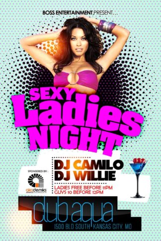 Sexy Ladies Night sexy ladies night Event flyers