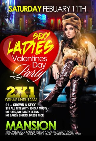 Sexy Ladies Vday sexy ladies vday Seasonal flyers
