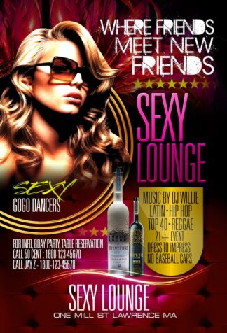 Sexy Lounge sexy lounge Event flyers