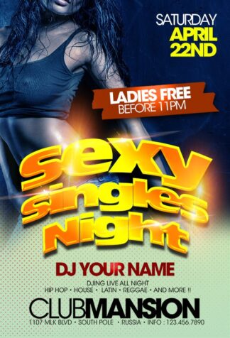 Sexy Singles Night sexy singles night Event flyers