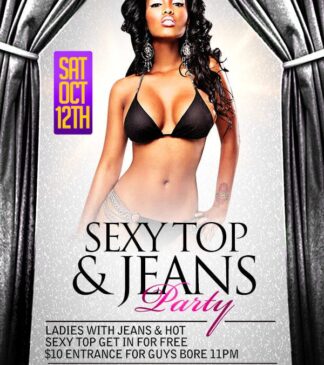 Sexy Top&Jeans sexy top&jeans Event flyers
