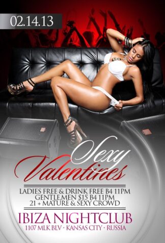 Sexy Valentines sexy valentines Seasonal flyers