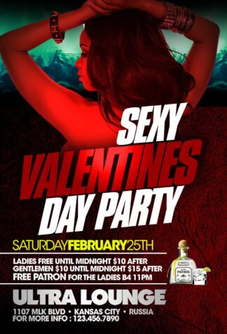 Sexy Valentines Day Party sexy valentines day party Seasonal flyers