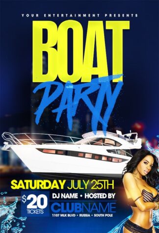 Sexy Yacht Party sexy yacht party Seasonal flyers