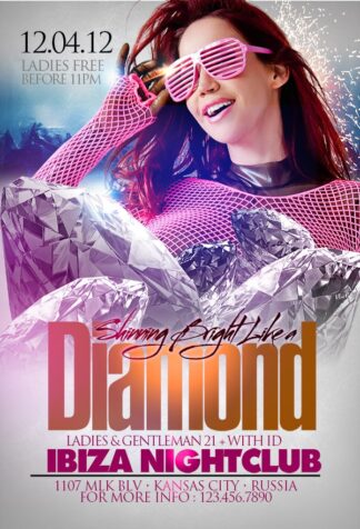 Shinning Bright shinning bright Event flyers