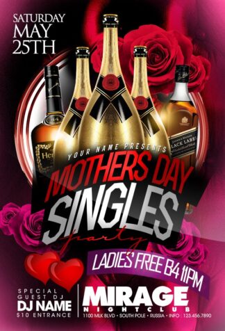Single Mothers Party single mothers party Seasonal flyers