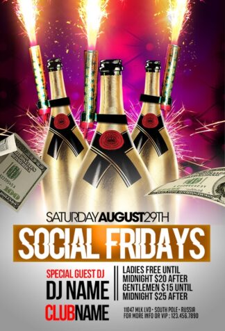 Special Fridays special fridays Event flyers