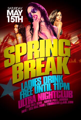 Spring Break Party spring break party Seasonal flyers