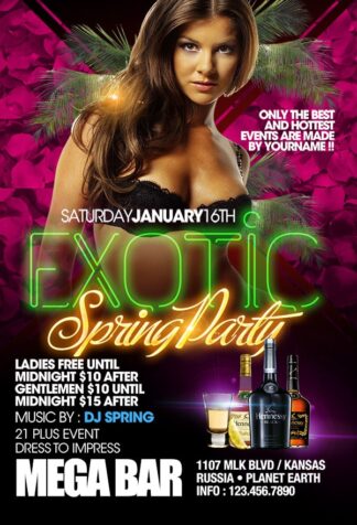 Spring Time Party spring time party Seasonal flyers