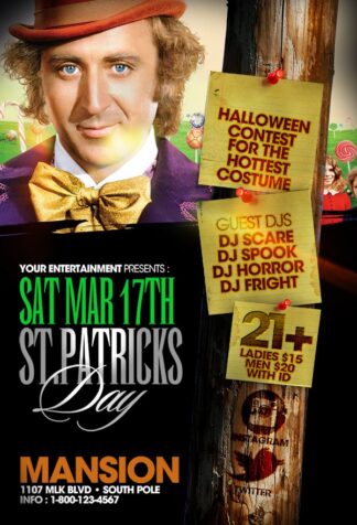 St Patricks Costume Party st patricks costume party Seasonal flyers