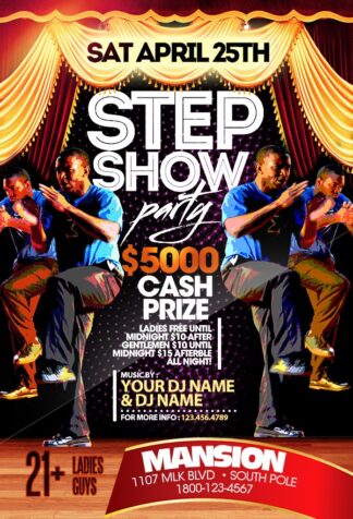Step Contest step contest Event flyers