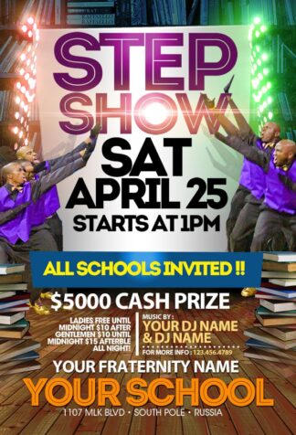Step Show step show Event flyers
