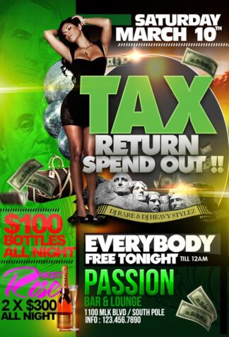 Tax Season tax season Event flyers