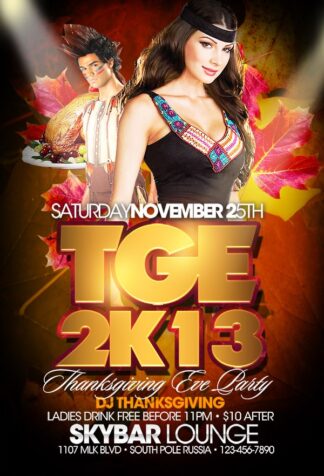 Is Party Time is party time Seasonal flyers