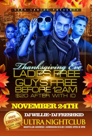 Thanksgiving Free Party thanksgiving free party Seasonal flyers