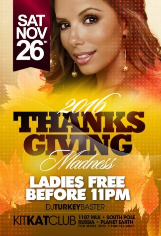 Thanksgiving Madness thanksgiving madness Seasonal flyers