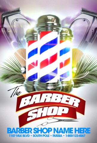 The Barber Shop the barber shop Event flyers