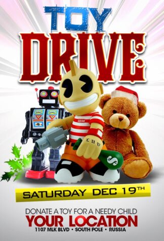Toy Drive toy drive Seasonal flyers