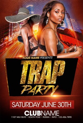 Trap Party trap party Community flyers