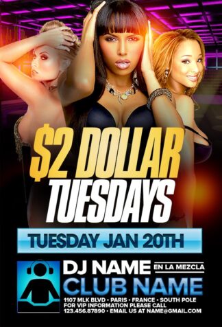 Tuesday Dj Party tuesday dj party Event flyers