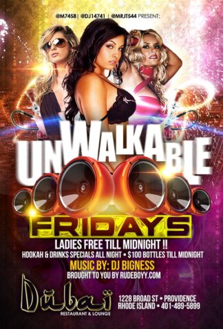 Unwalkable unwalkable Event flyers