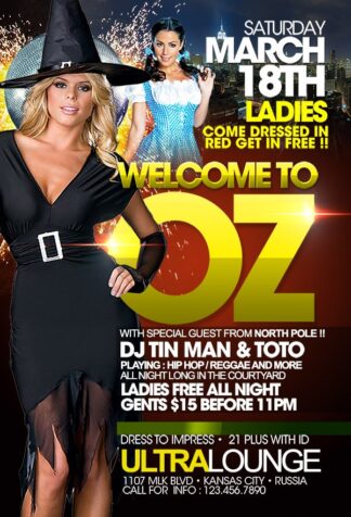 Welcome To Oz welcome to oz Seasonal flyers