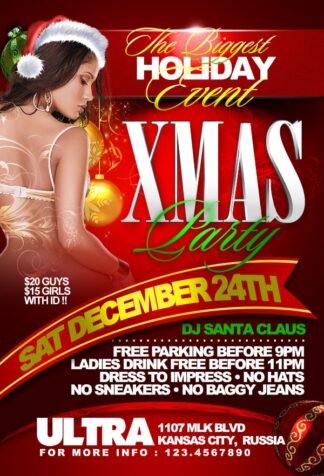 Winter Holiday Event winter holiday event Seasonal flyers