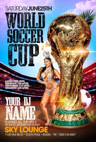 World Soccer Cup world soccer cup Event flyers