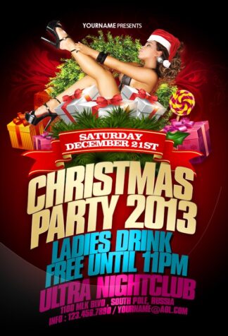Christmas Party christmas party Seasonal flyers