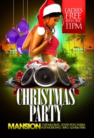 Christmas Party Night christmas party night Seasonal flyers